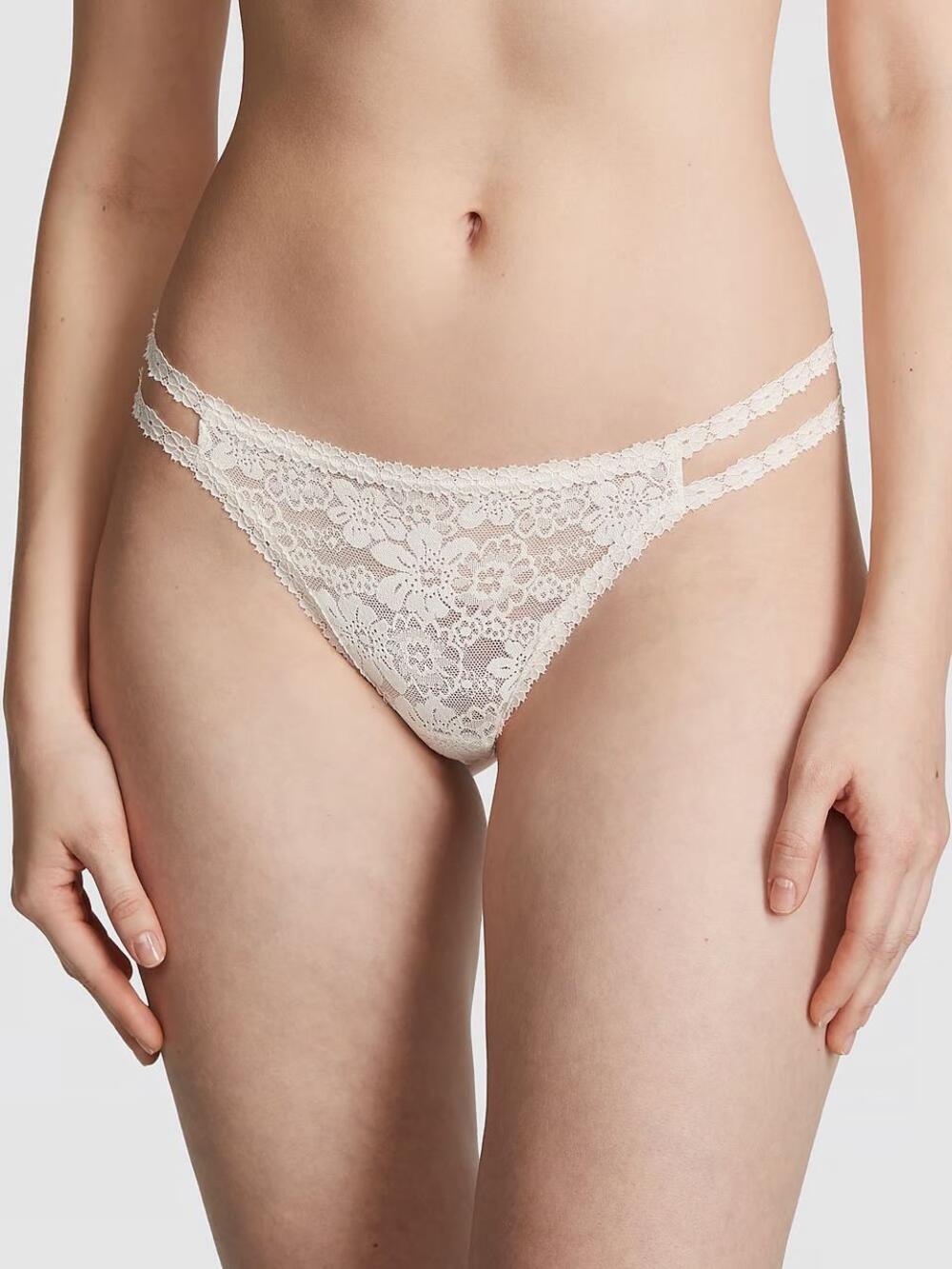 WINK STRAPPY Стрінги Розмір L Coconut White (34Y5)