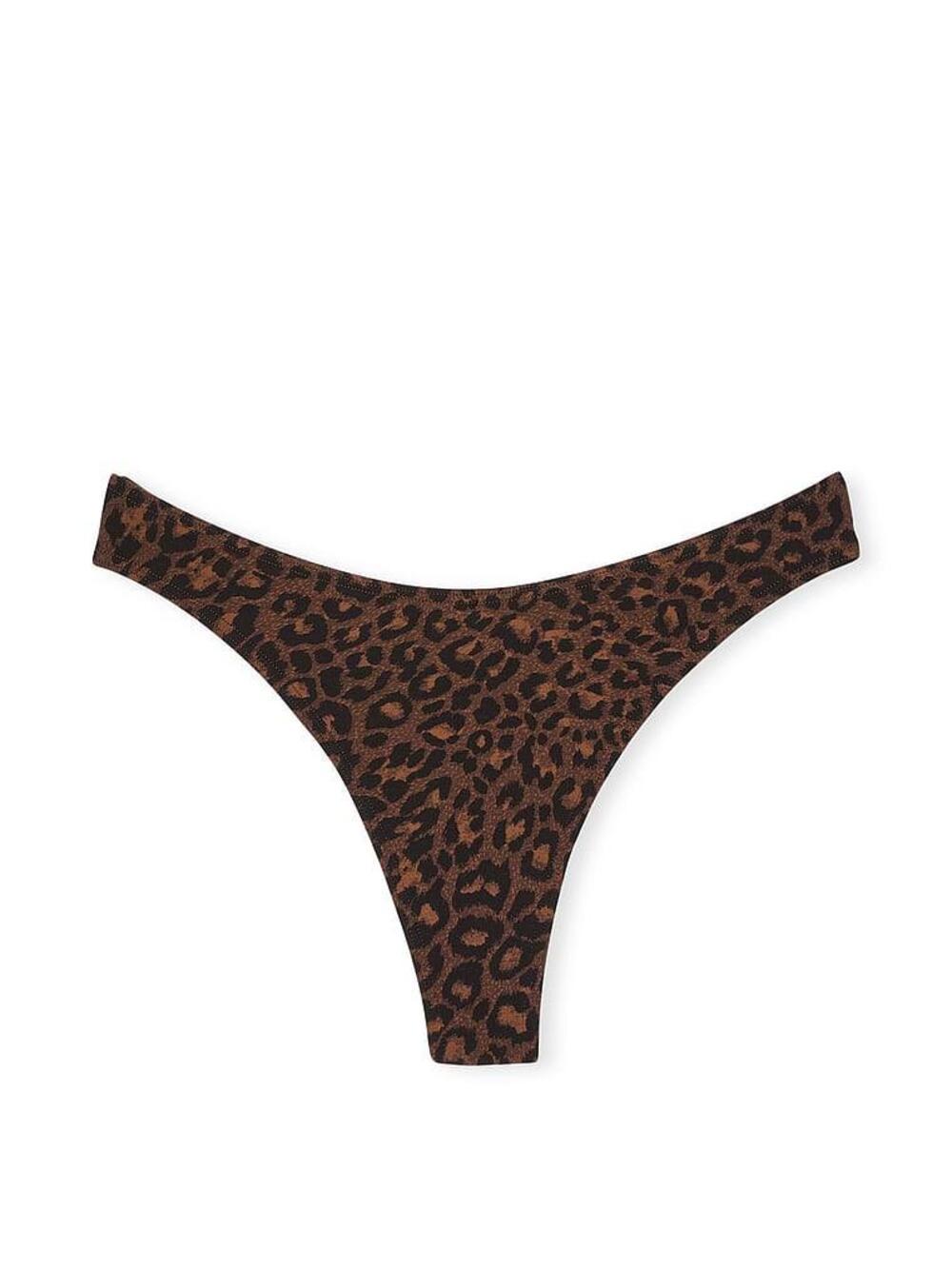 Stretch Cotton High-Leg Thong Panty Розмір М Ganache Glam Leopard 6GS4
