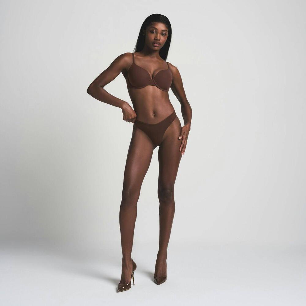 Трусики fits everybody dipped front thong Cocoa, XS