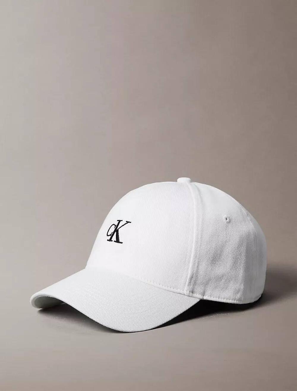 Compact Monogram Logo Baseball Cap Bone White, -