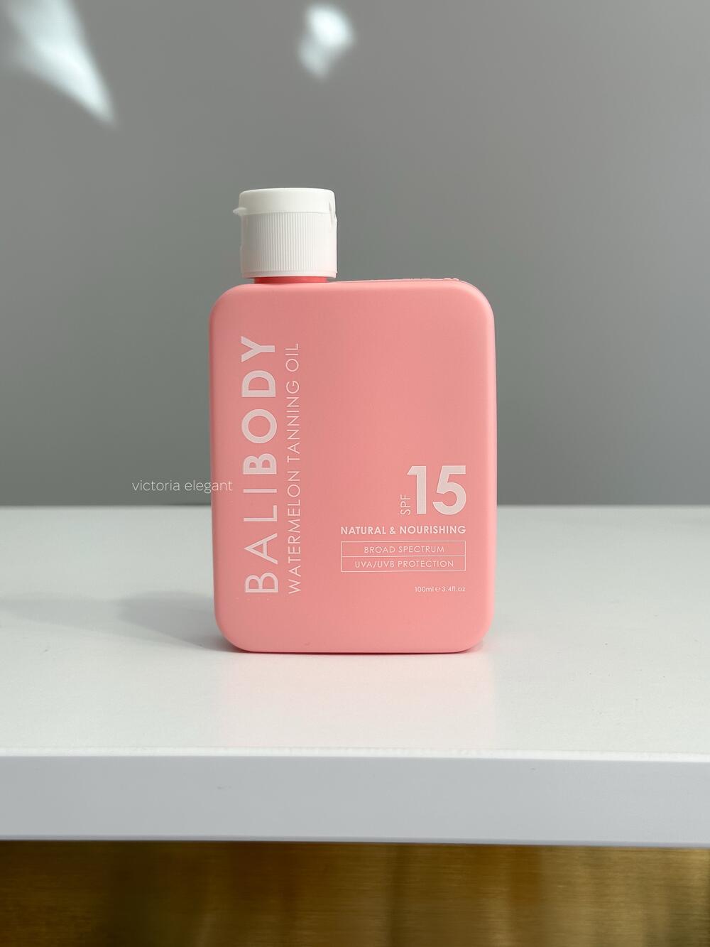 Масло для засмаги з насінням кавуна SPF15 Bali Body 