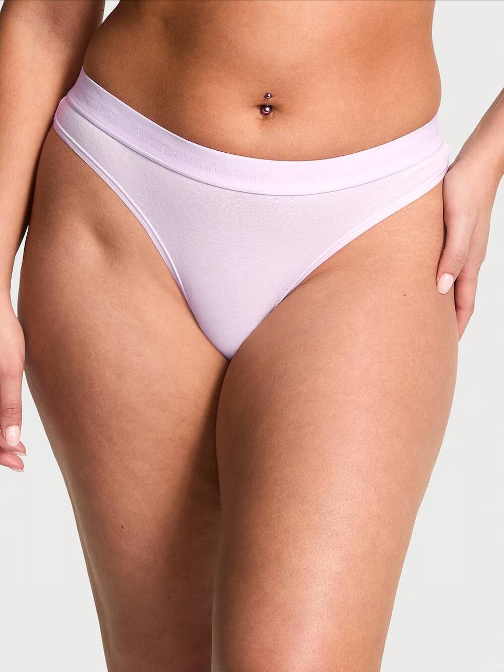 Трусики стрінги Logo Cotton Розмір M Delicate Violet 14EV