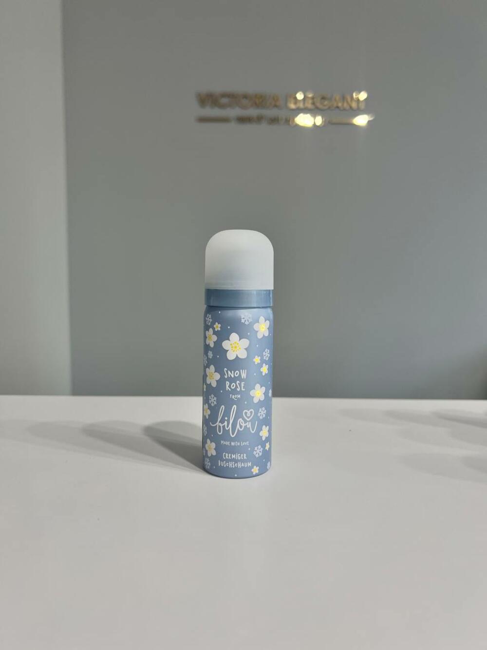 Міні-пінка для душу 50 мл Bilou Snow Rose