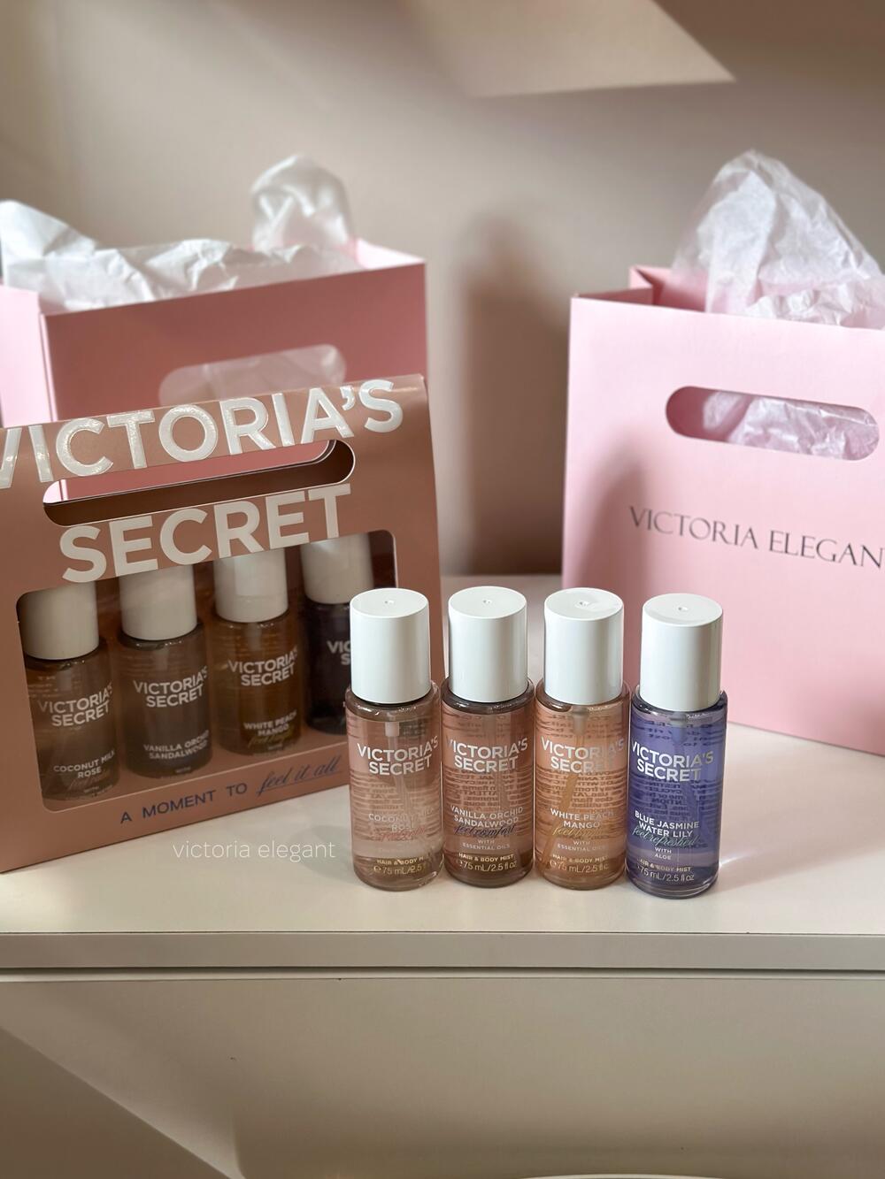Набір на 4 спреї Natural Victoria’s Secret 4 аромати