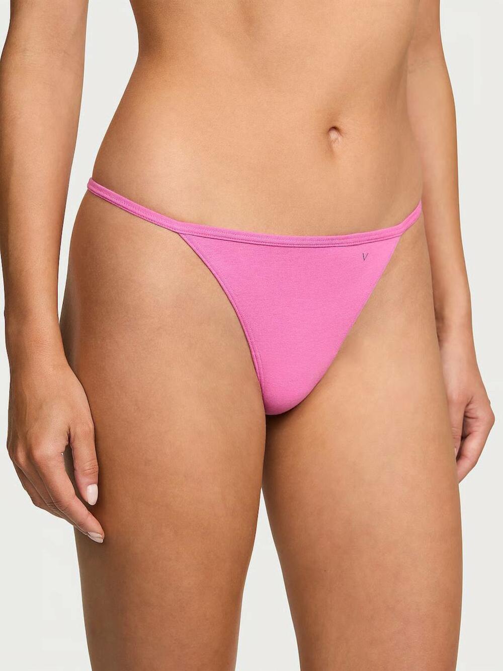 Stretch Cotton V-String Розмір S New peony 83S2