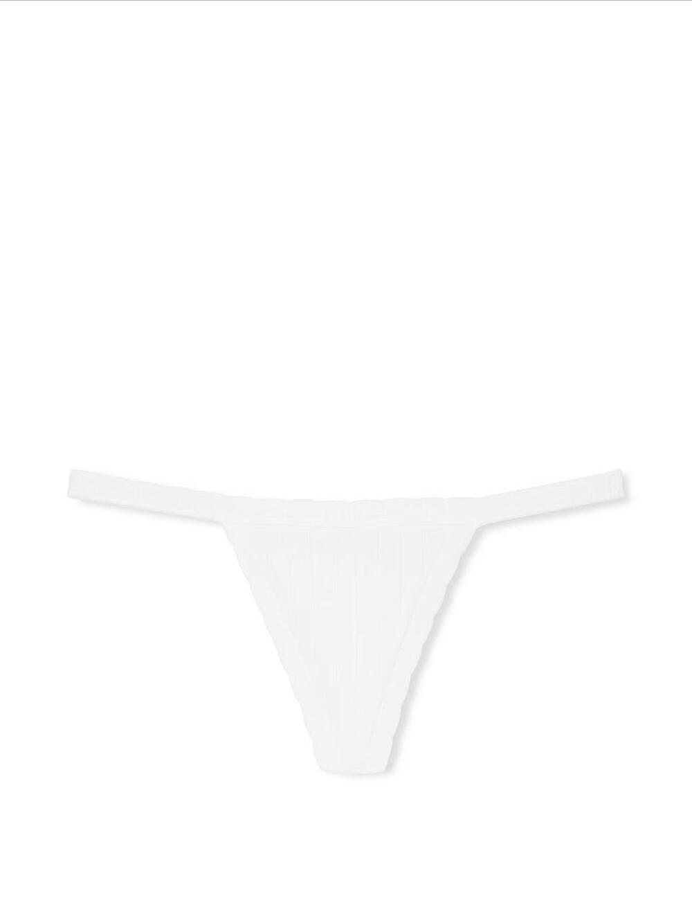 Stretch V-String Трусики розмір XS Vs white rib
