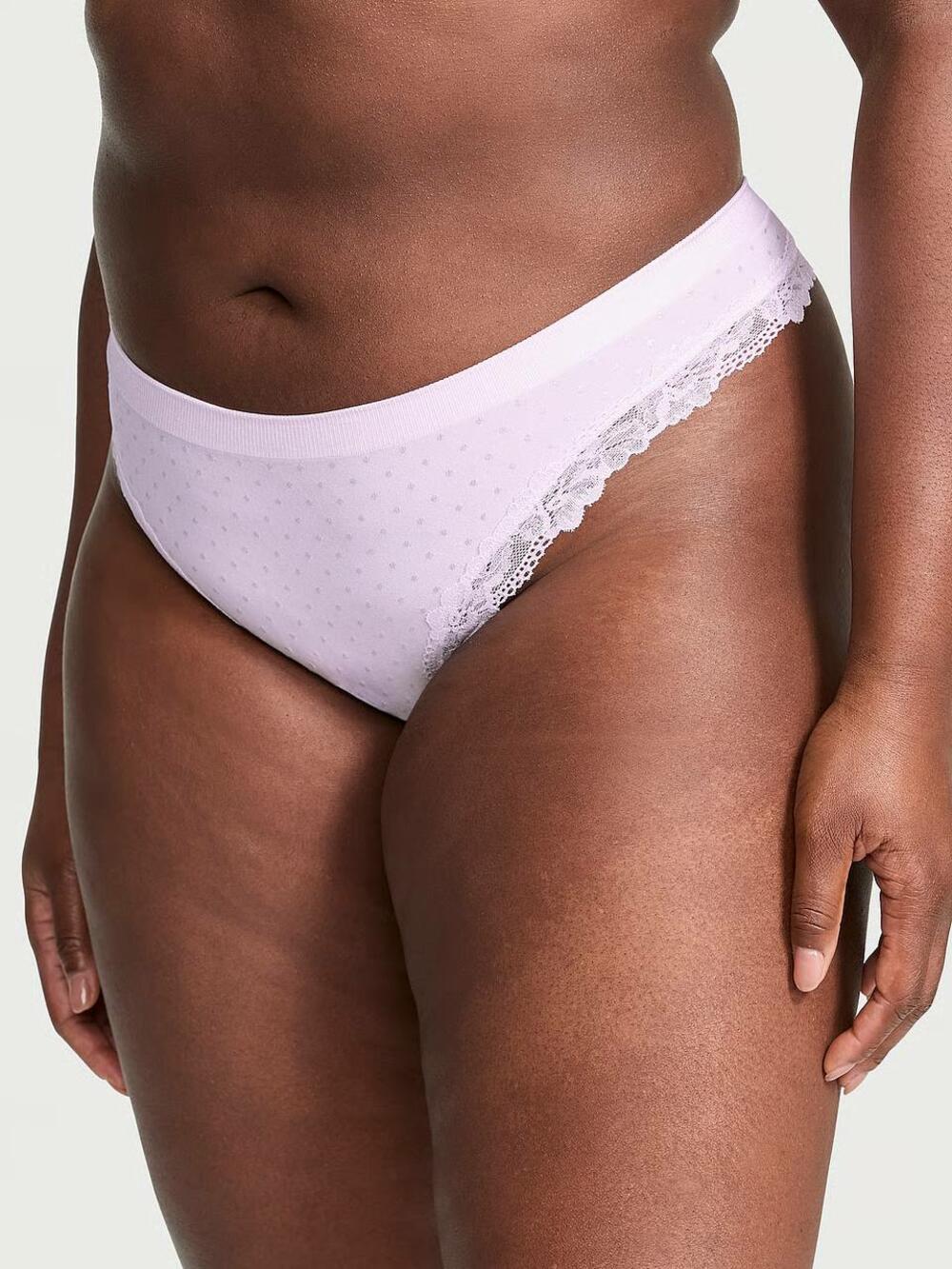 Seamless High-Leg Стрінги Розмір L Delicate Violet