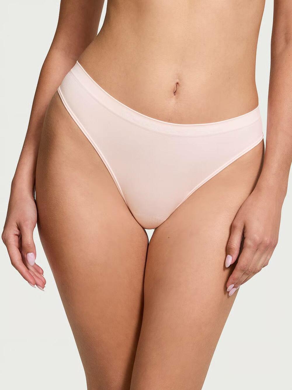 Seamless High-Leg Стрінги Розмір L Purest pink