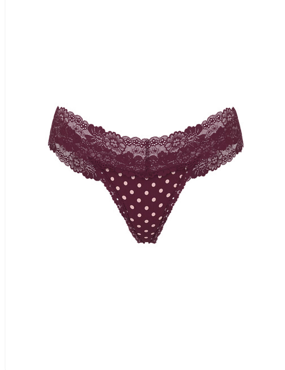 Кружевні трусики стрінги розмір М Wild Rose Dot Print (7CQM)