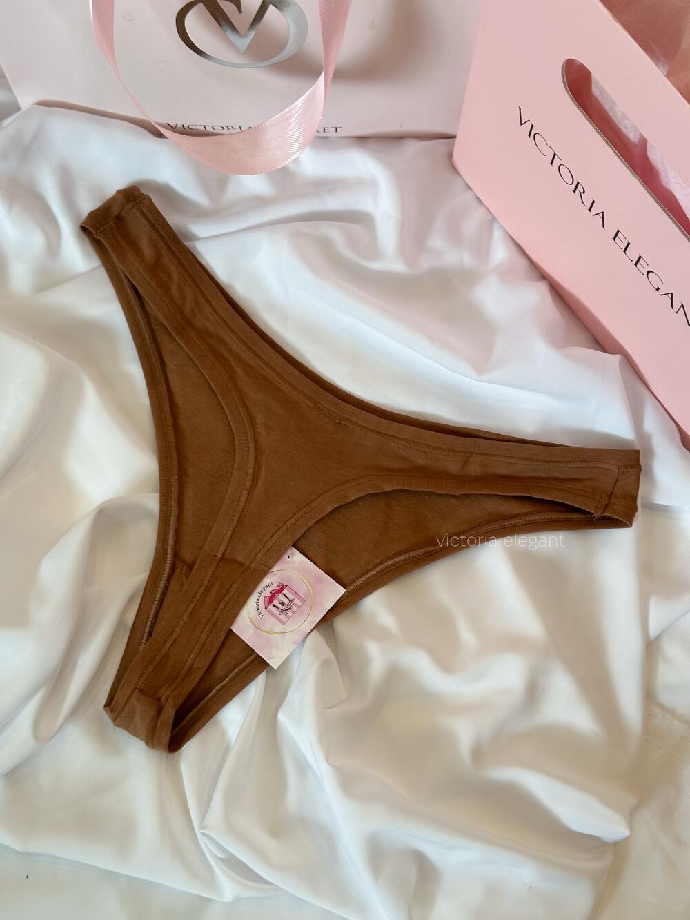 PINK Logo Mesh Стрінги Розмір XS Toffee 4YQY
