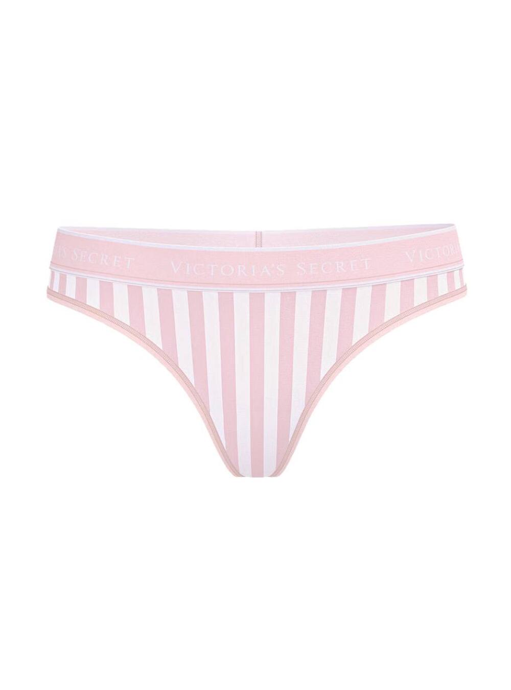 Трусики стрінги Logo Cotton VS розмір L Pink