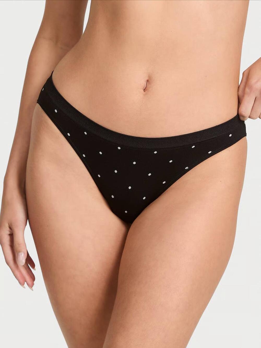 Seamless Hiphugger Розмір S Black Small Dot (7BD6)
