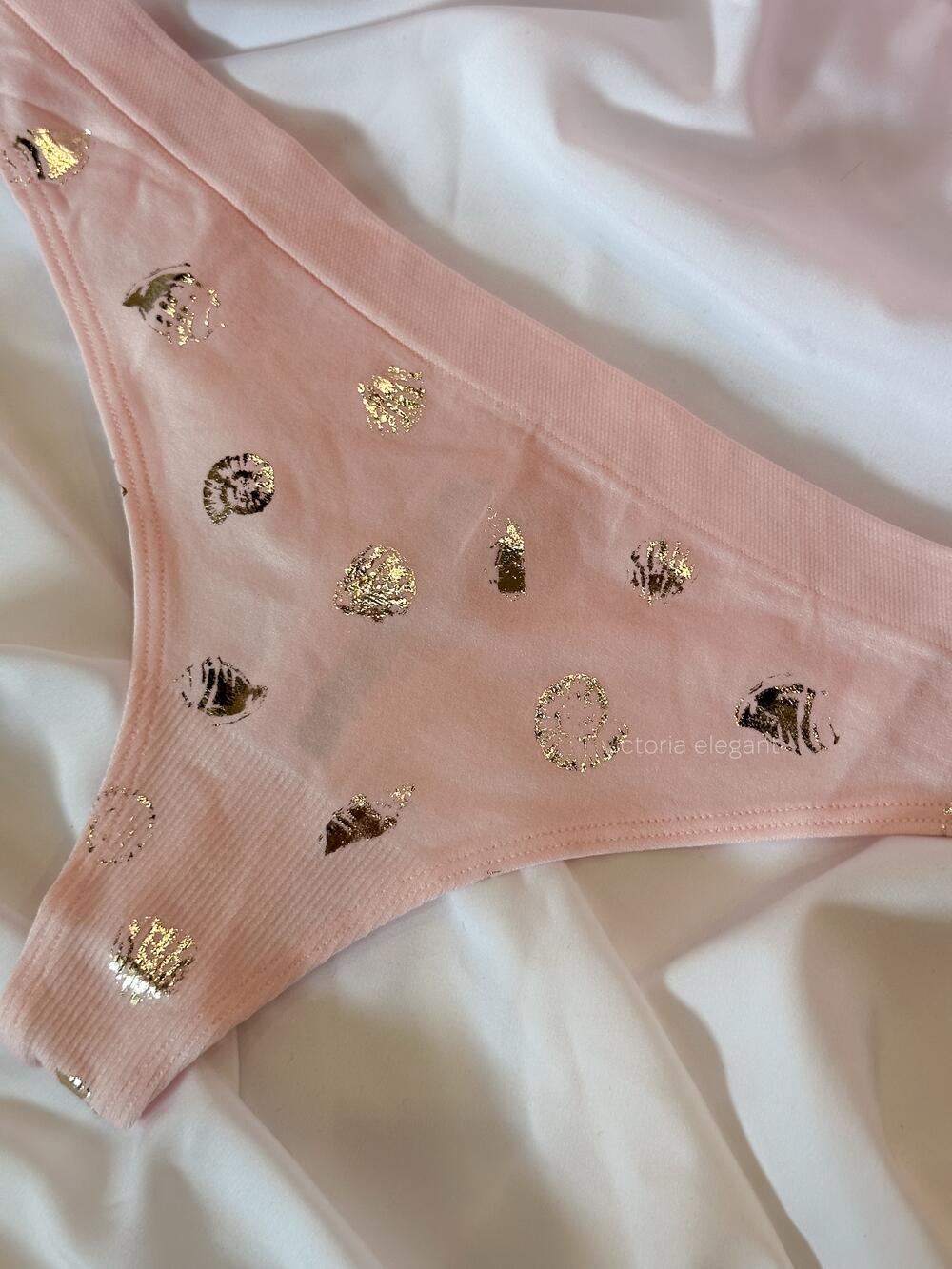Трусики стрінги Seamless гладкі Розмір S Angel Pink Lets Get Wild Graphic 75AM