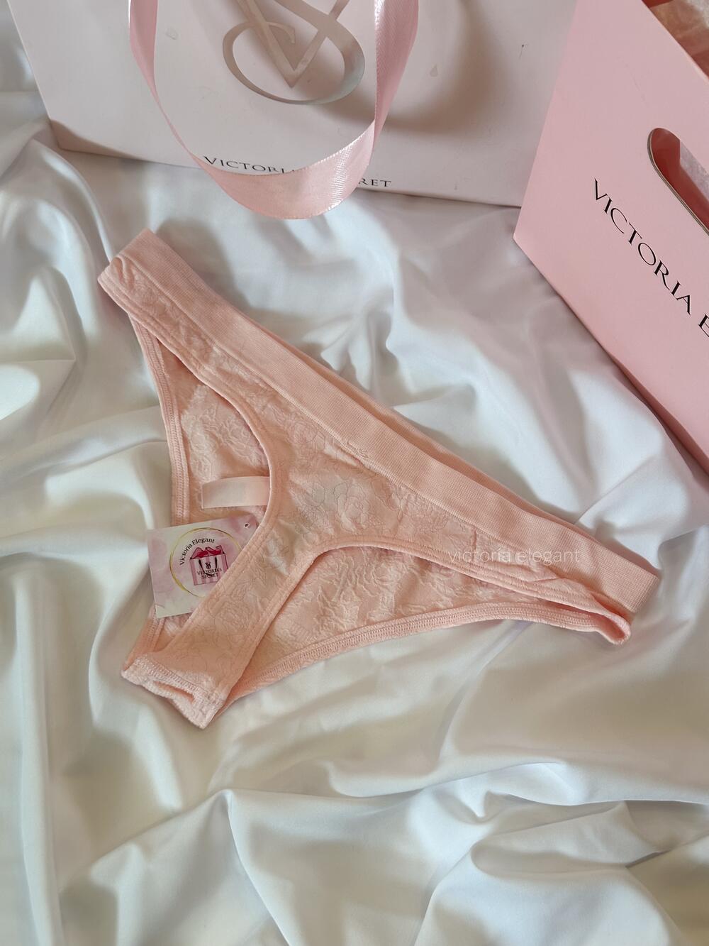 Трусики стрінги Seamless гладкі Розмір S Angel Pink Eyelet