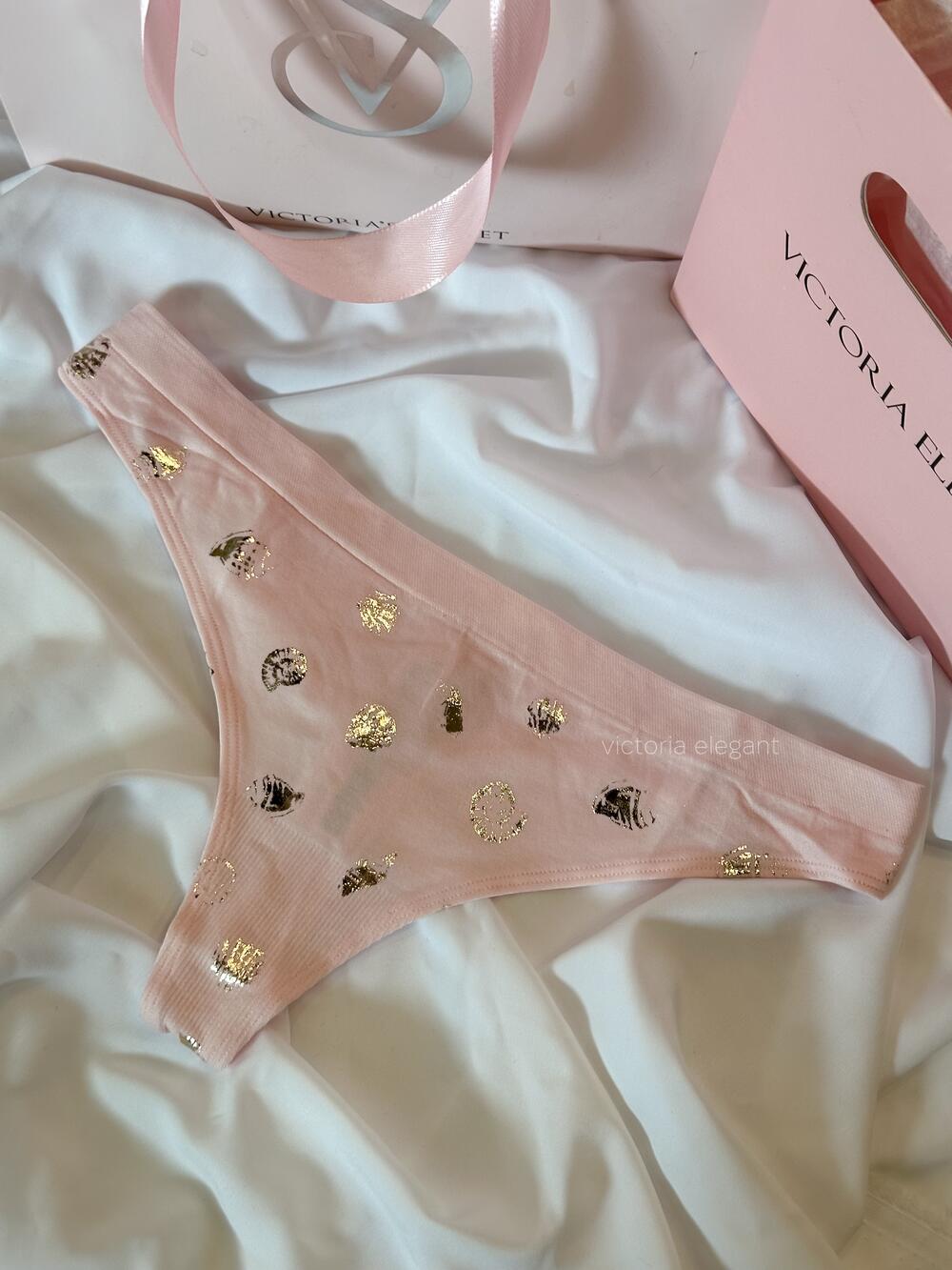 Трусики стрінги Seamless гладкі Розмір S Angel Pink Lets Get Wild Graphic 75AM