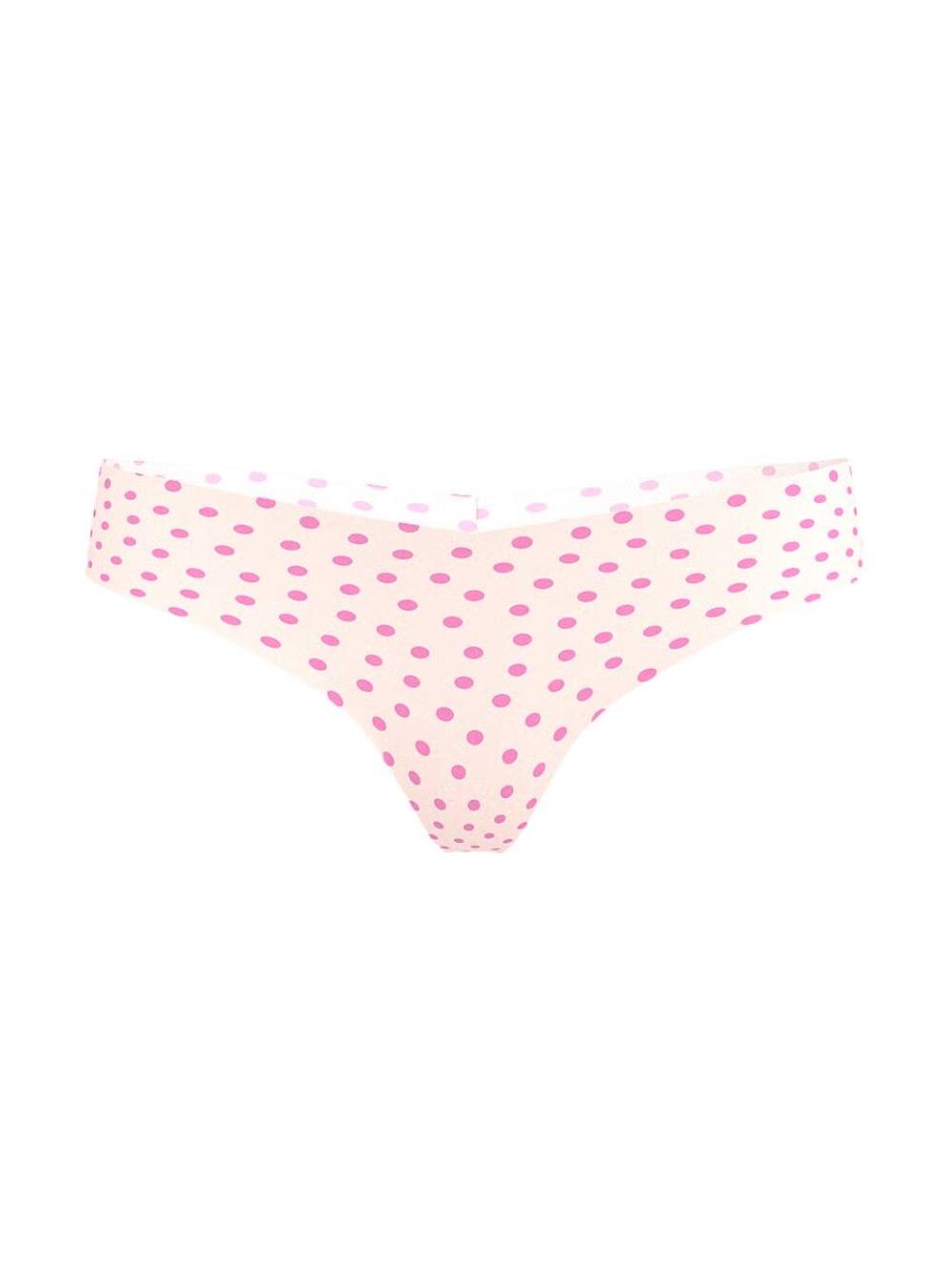 Безшовні VS стрінги розмір L Pink Gossip Dot Dog Print 77WS