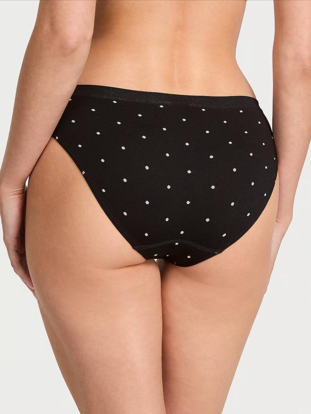 Seamless Hiphugger Розмір S Black Small Dot (7BD6)