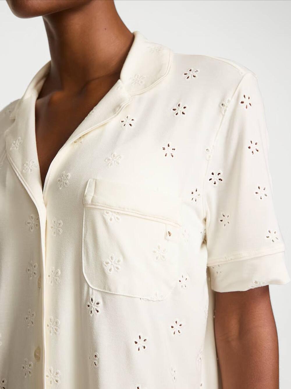 Модалова піжамка з шортами COCONUT WHITE (34Y5), Розмір М