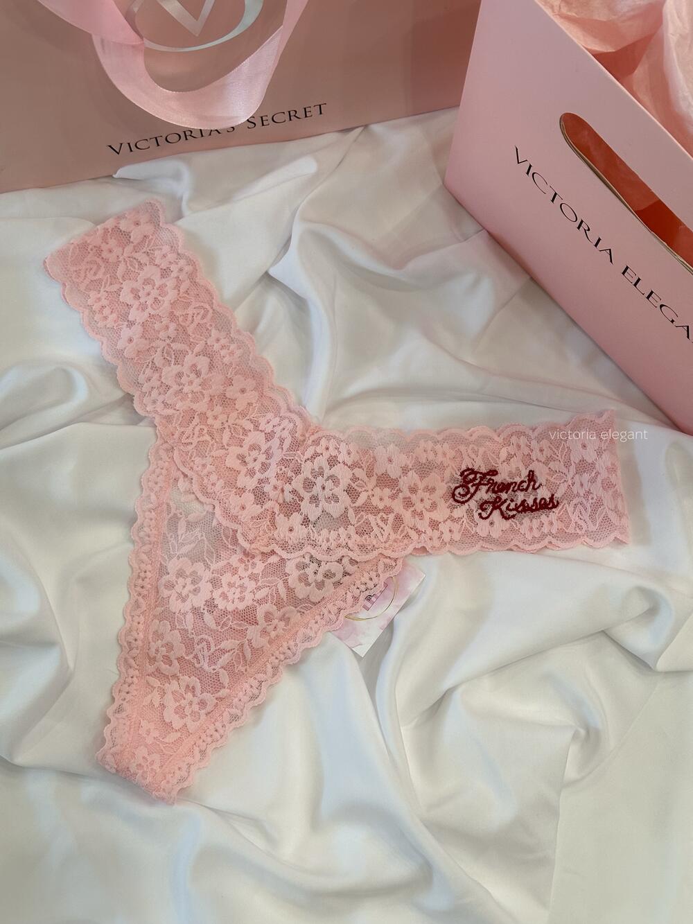 Мереживні стрінги Розмір S Moonstone Pink(69IS)