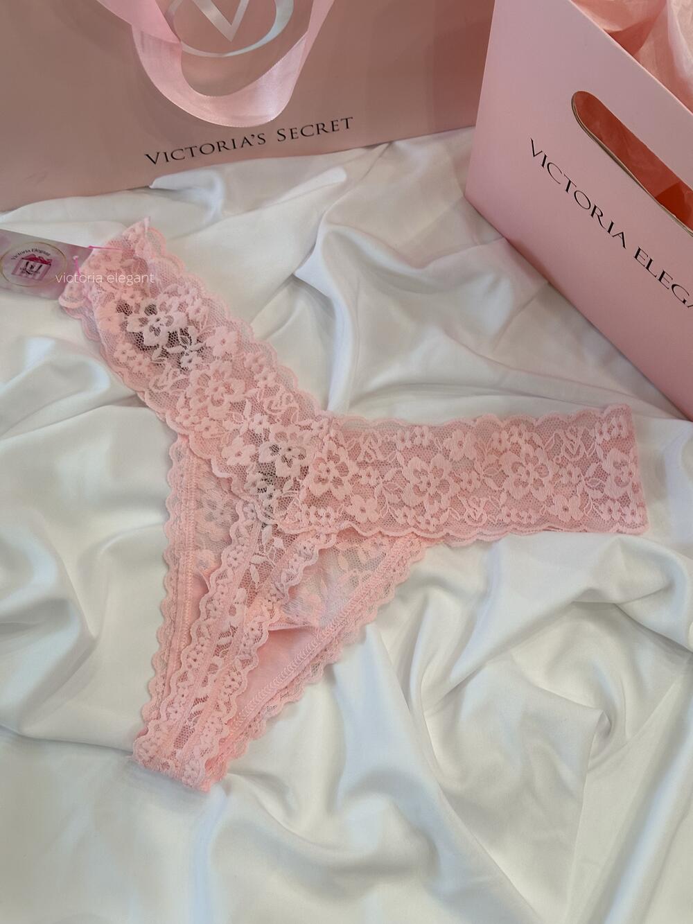 Мереживні стрінги Розмір S Moonstone Pink(69IS)