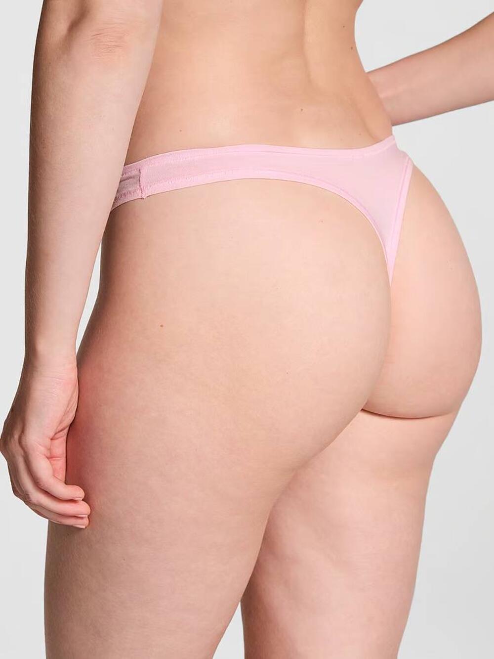 Трусики стрінги Seamless HIGH-LEG Розмір М Pink Tulip (69IO)