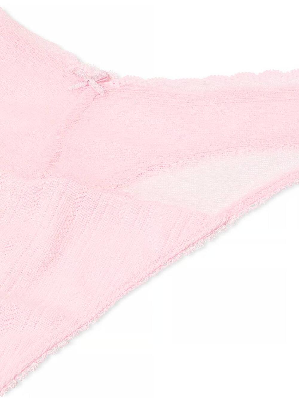 Stretch Pointelle High-Leg Scoop Thong Panty Розмір С Pretty Blossom (3MQ4)