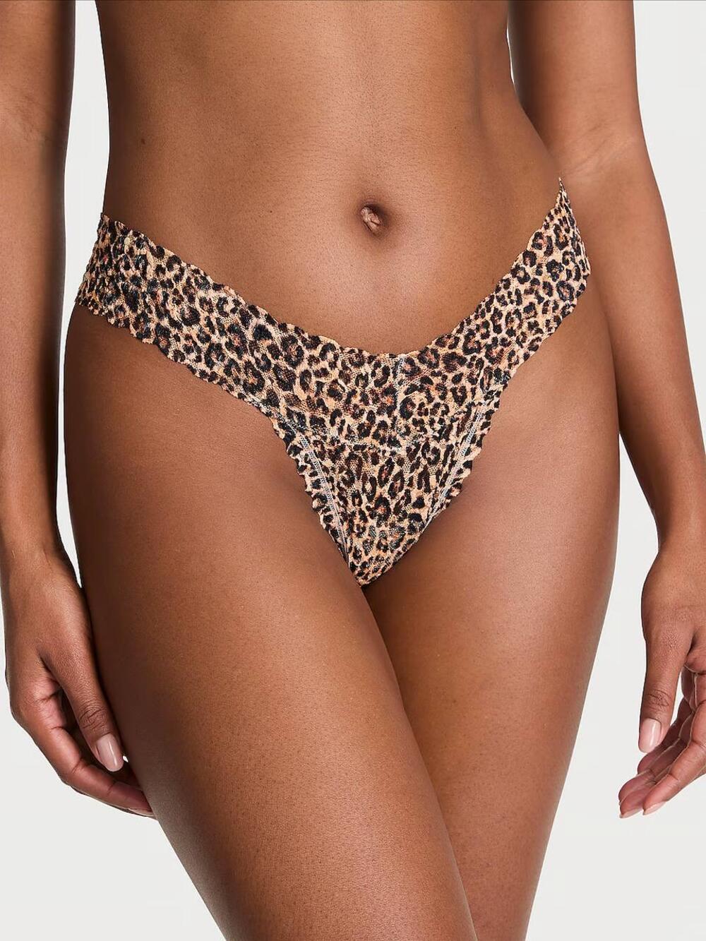 Мереживні стрінги Розмір S Natural Leopard 7BHK