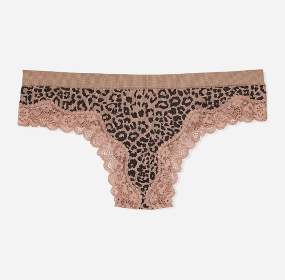 Seamless High-Leg Стрінги Розмір L Leopard