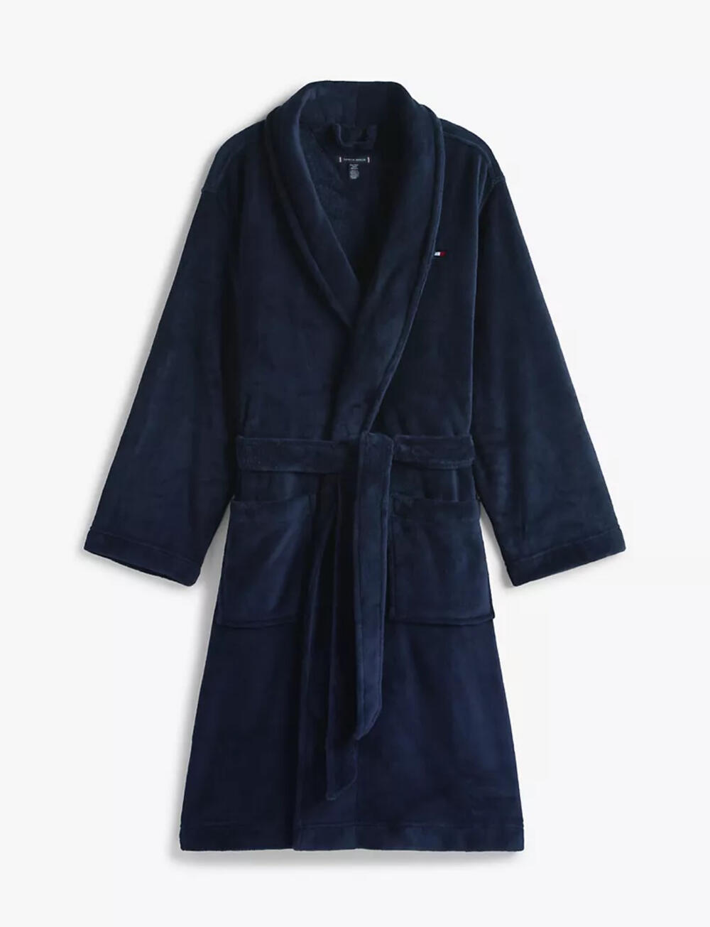 Халат Cotton Icon Bathrobe Tommy Hilfiger Blue