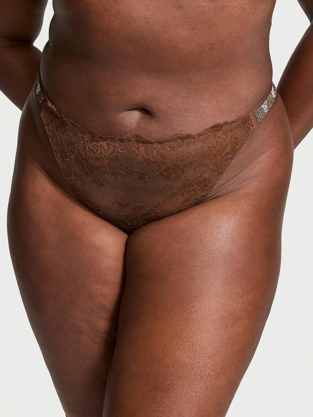 Трусики стрінги Shine Stripe Розмір S 4SLU мереживні