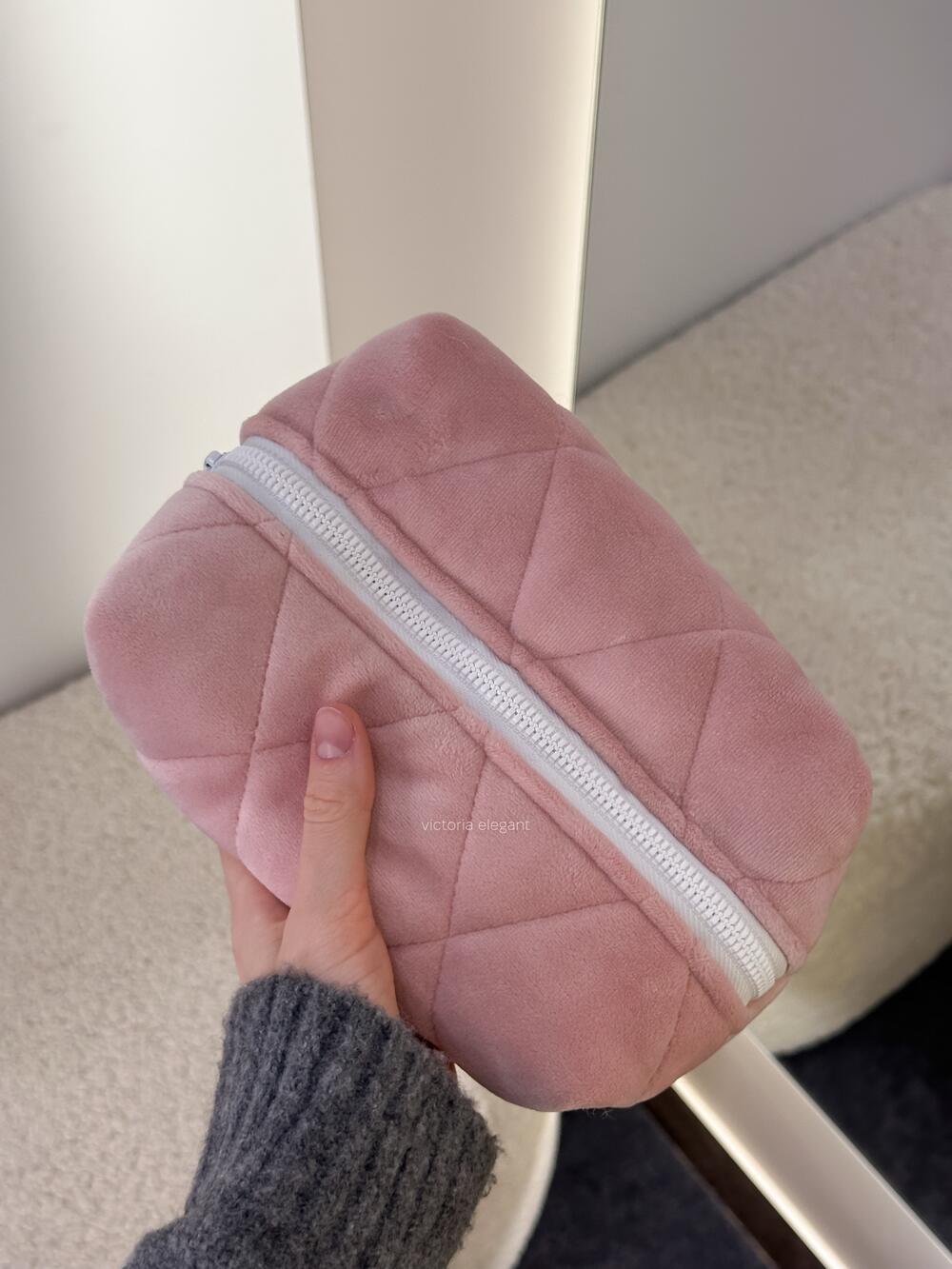 Плюшева косметичка Рожевий, Міні