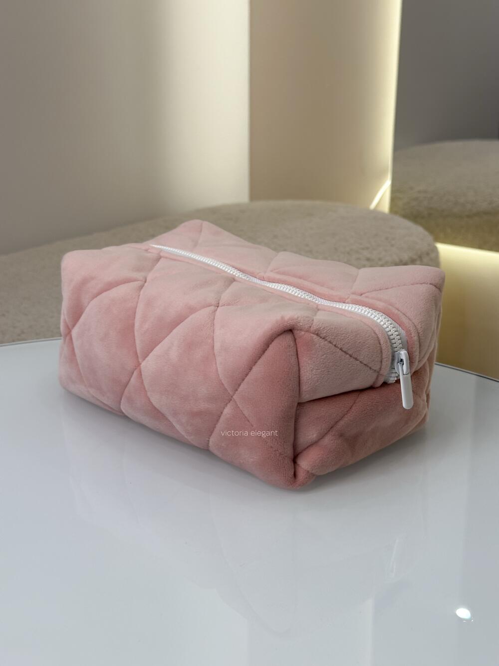 Плюшева косметичка Рожевий, Медіум