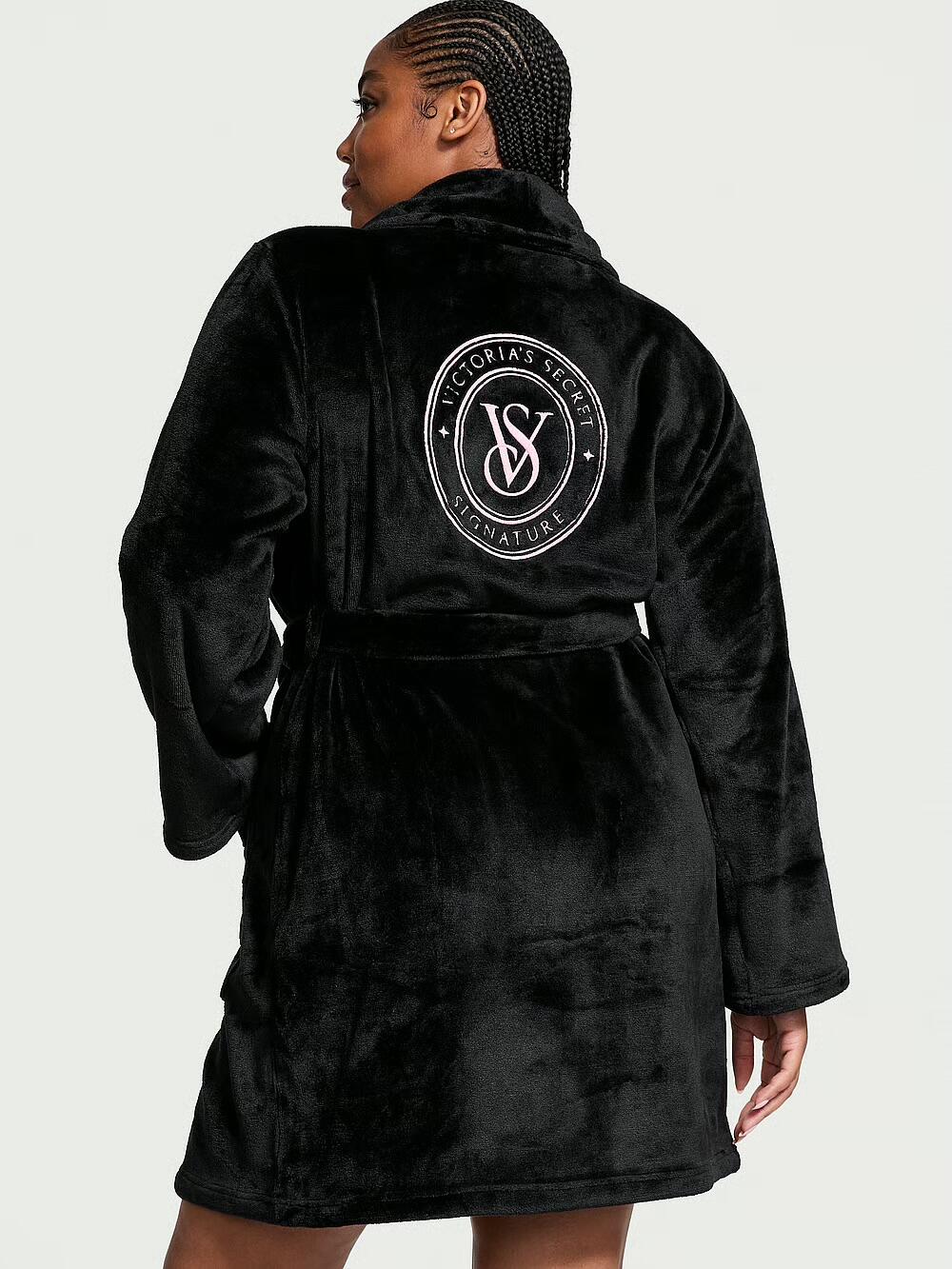 Теплий халат VS 6AZK Black, Розмір ХS/S