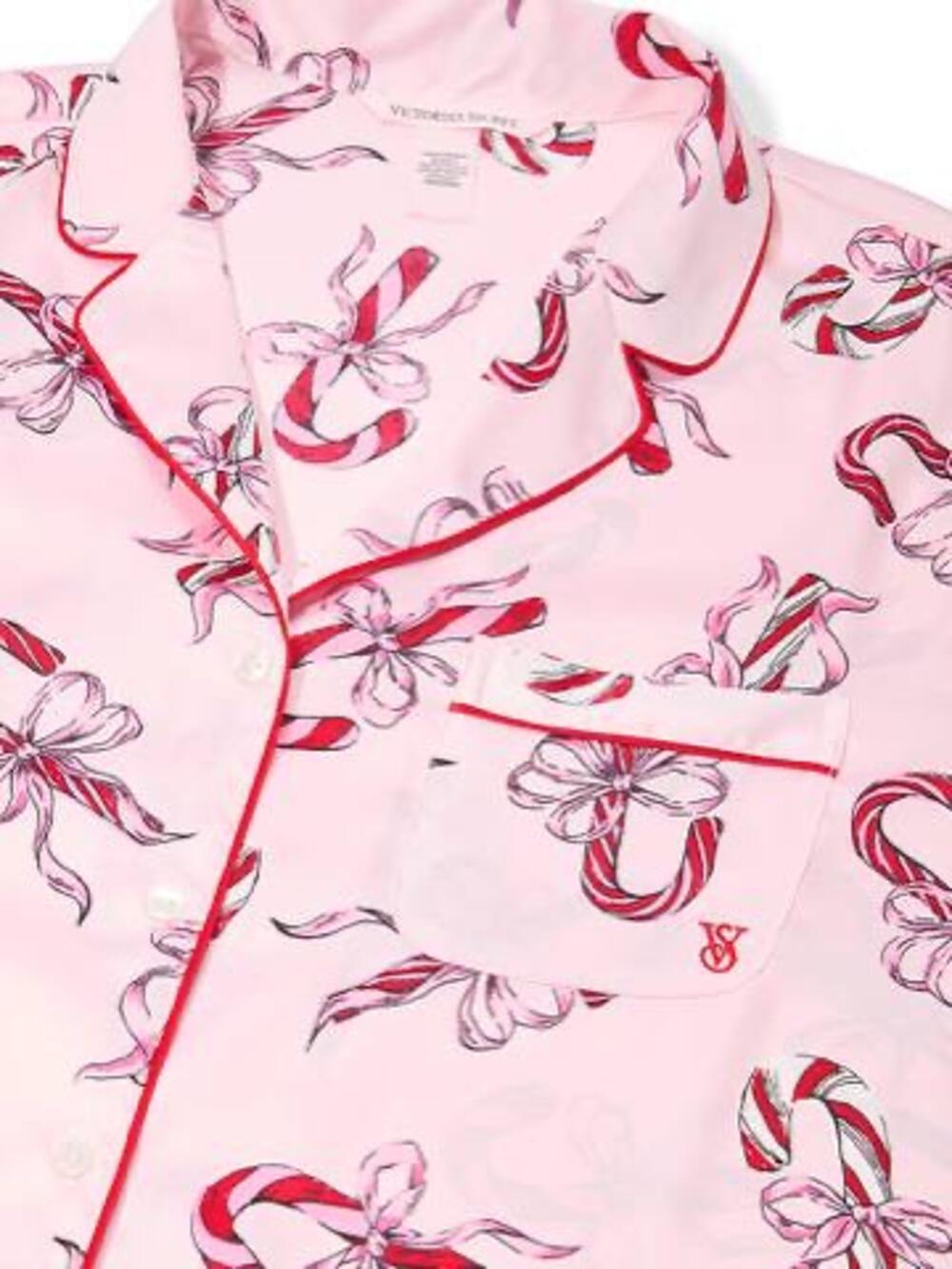 Сатинова піжама зі штанцями Print (7E7X), XS regular