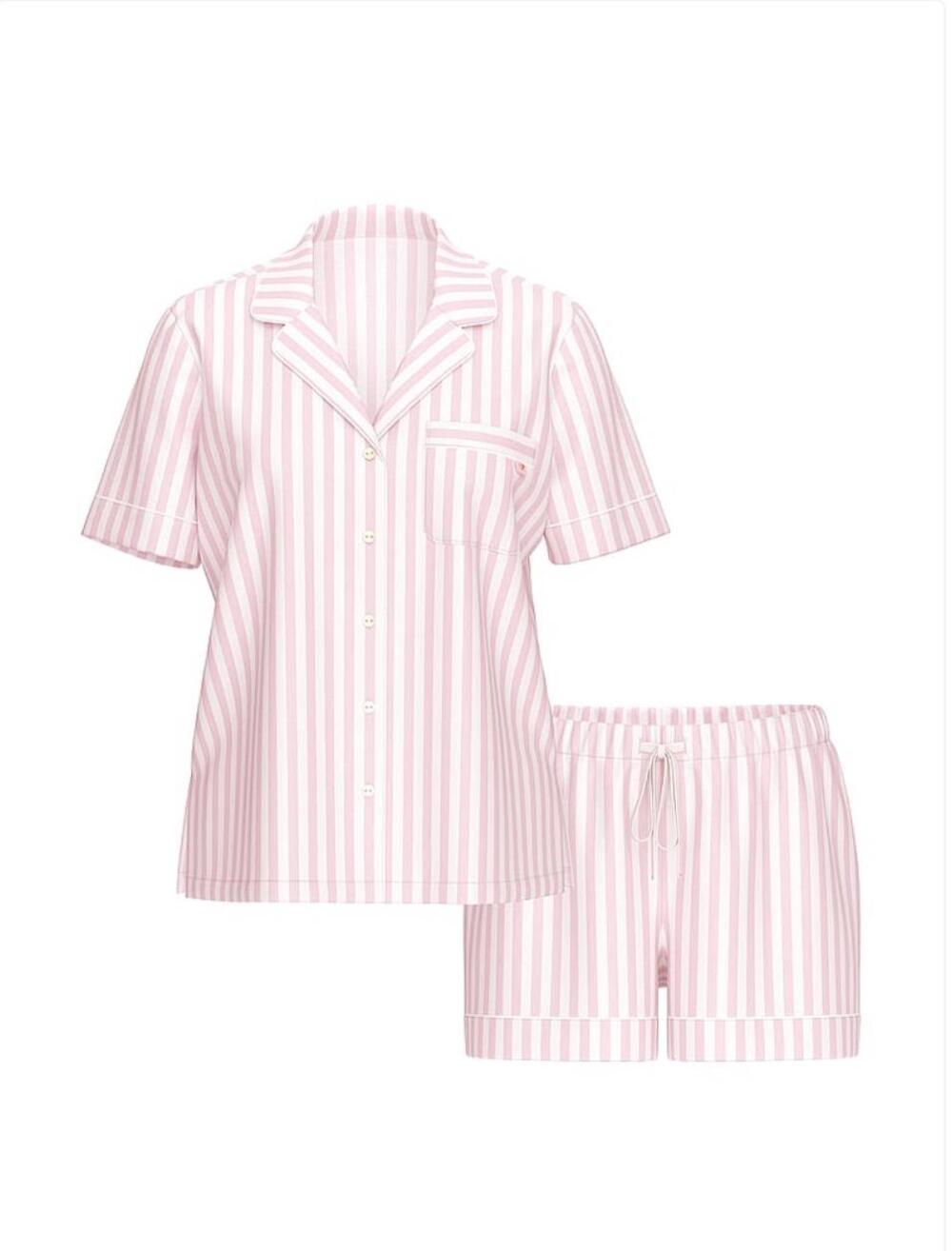 Модалова піжамка з шортами Pretty Blossom Stripes (7B5W), Розмір ХS