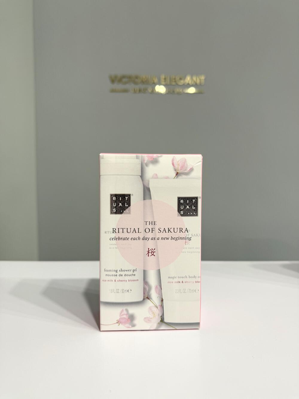 Міні набір пінка 50 мл та крем 70 мл Sakura