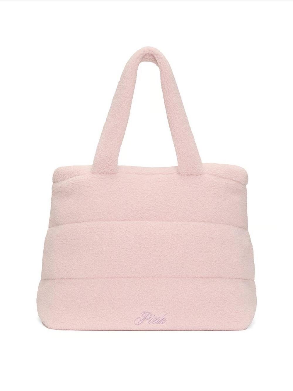 Шопер PINK рожевий плюш