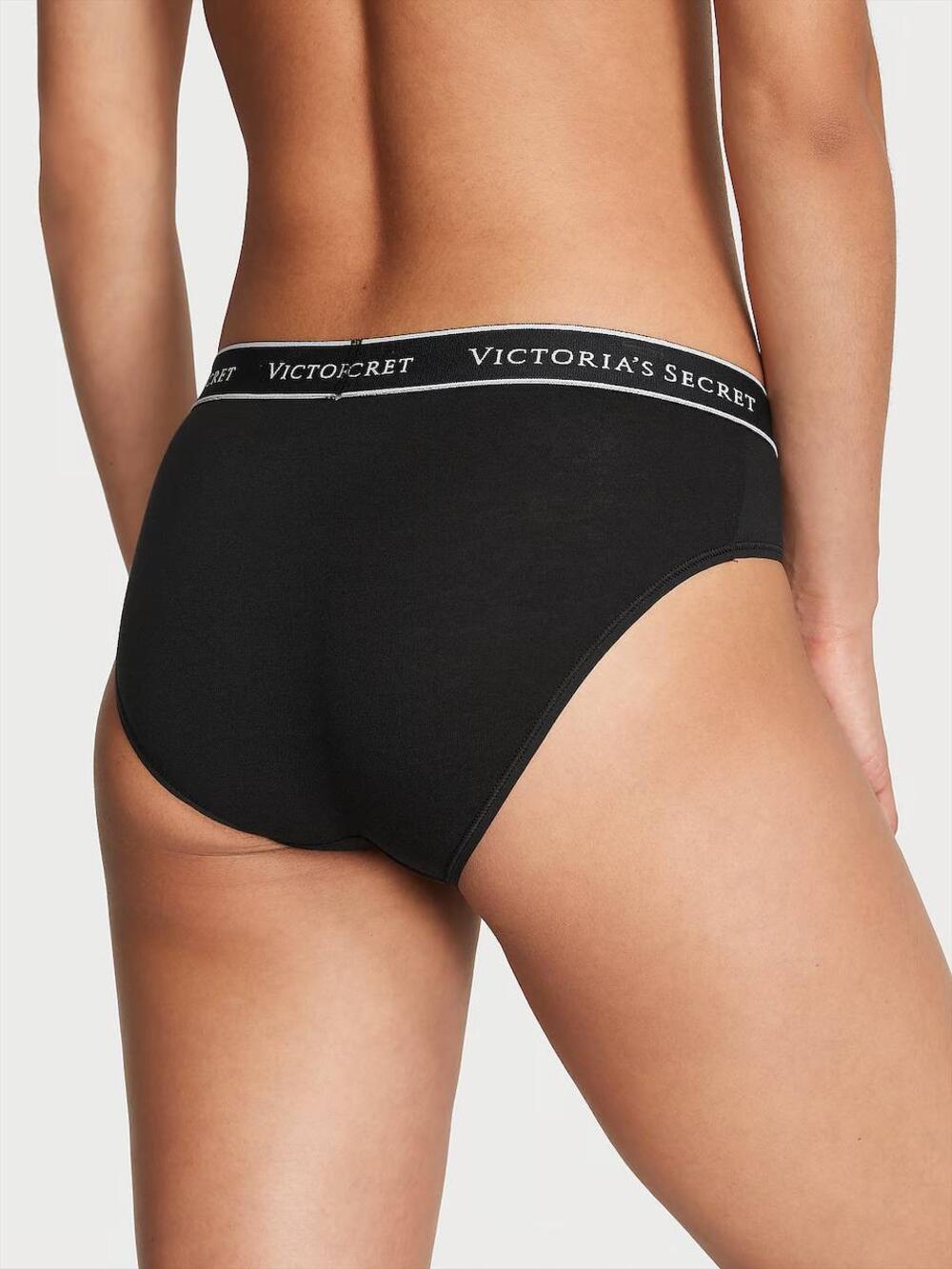 Logo Cotton Modern Brief Panty Розмір М Black