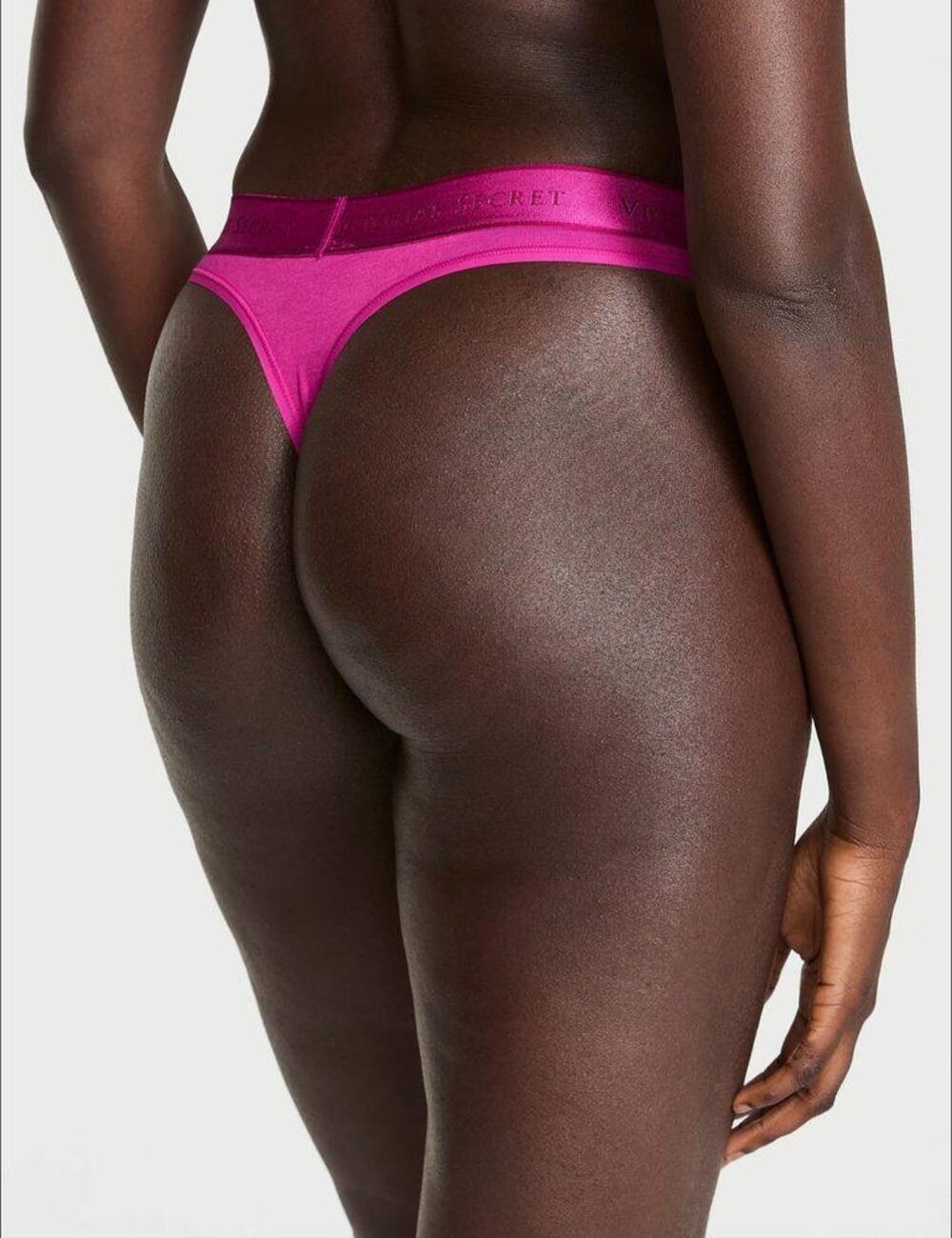 Трусики стрінги Logo Cotton Розмір S Allure Pink(745)