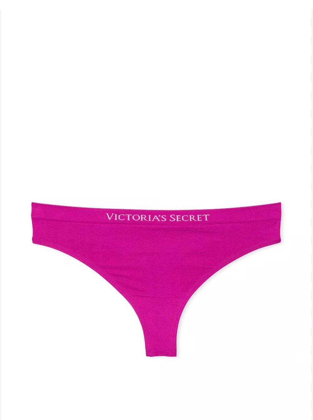 Трусики стрінги Seamless гладкі Розмір S малинові