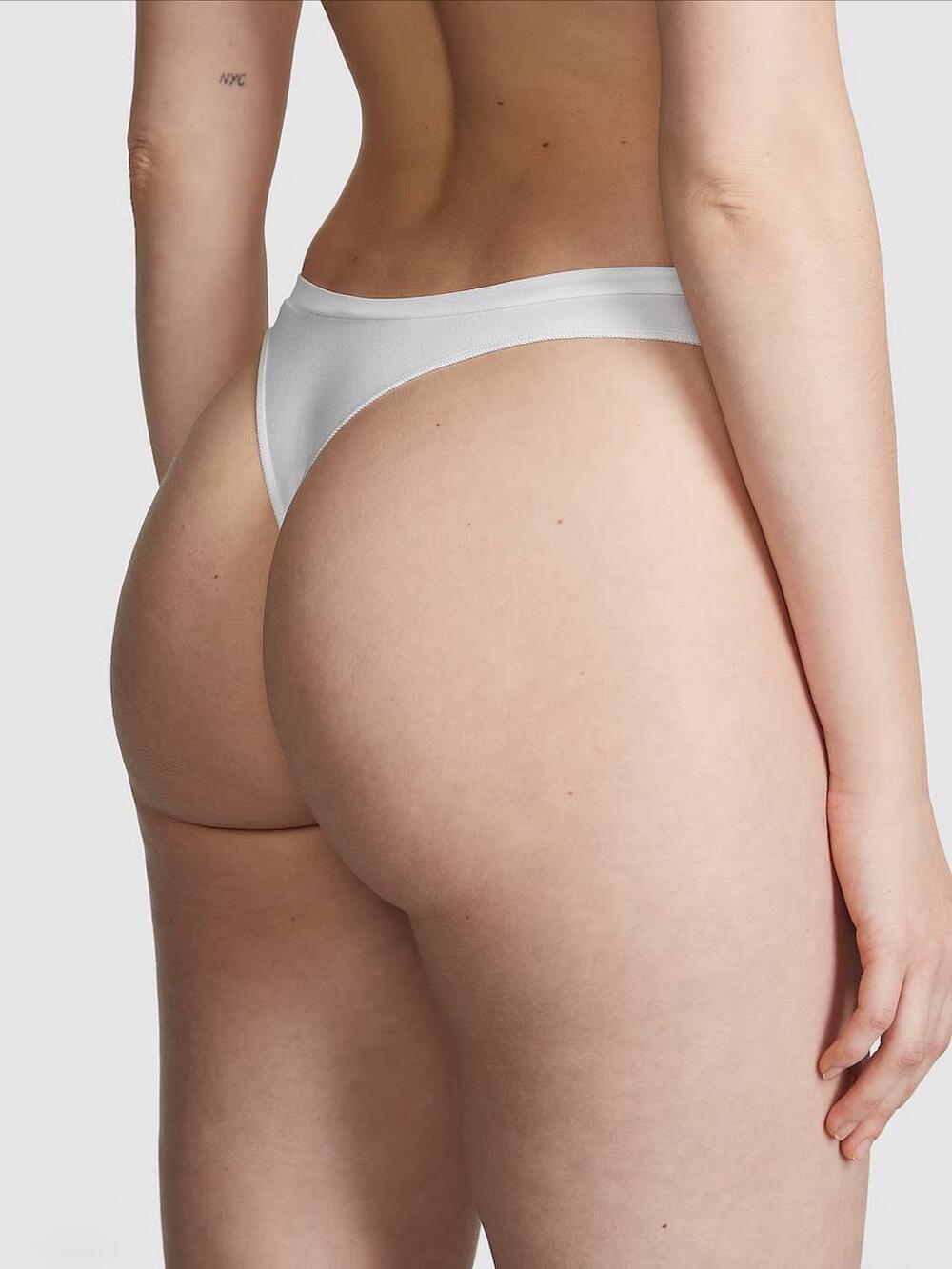 Трусики стрінги Seamless HIGH-LEG Розмір S Coconut White (34Y5)