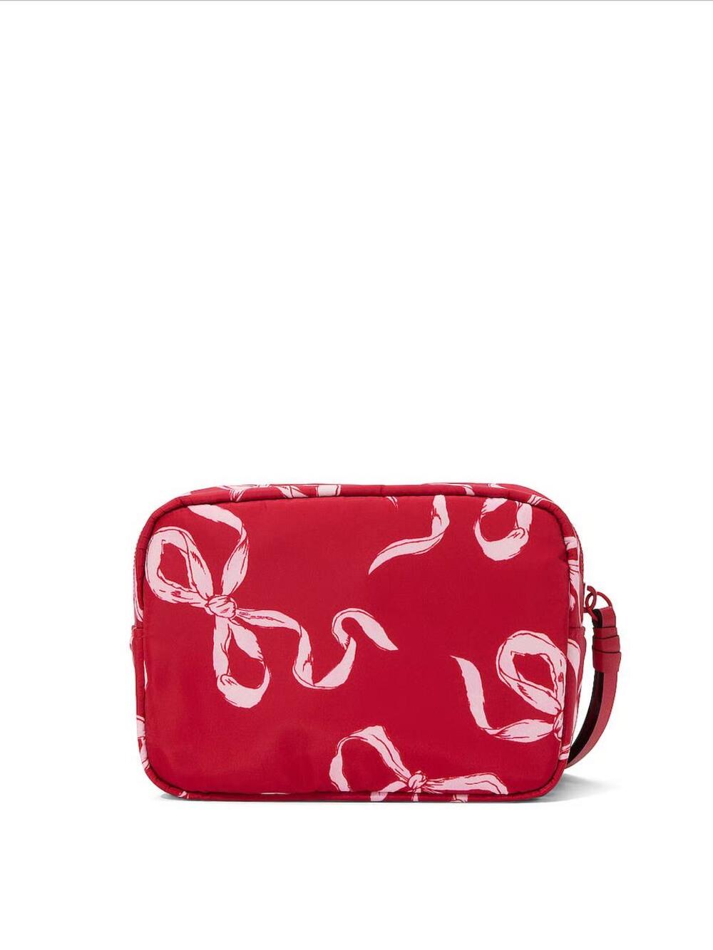 Boxy Case Makeup Red Grounded Bow(7GA5)