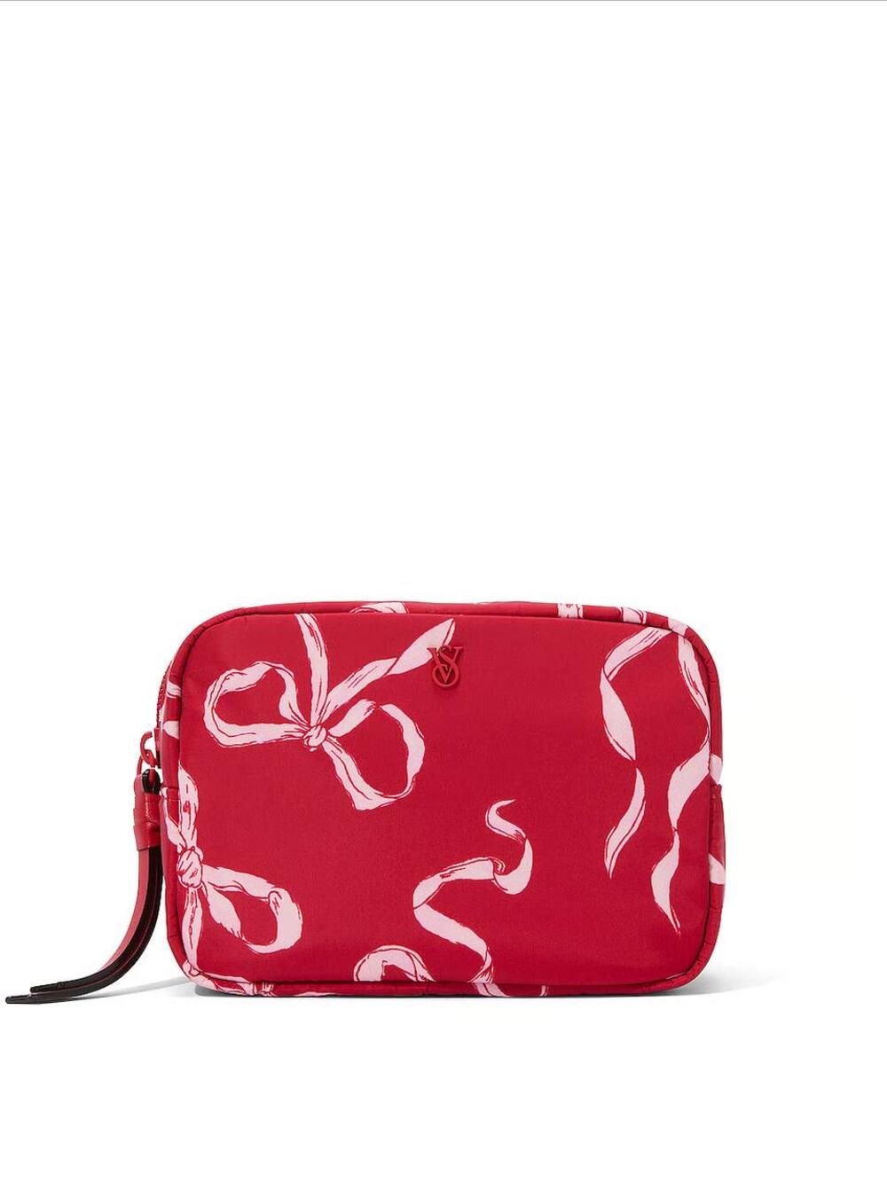 Boxy Case Makeup Red Grounded Bow(7GA5)