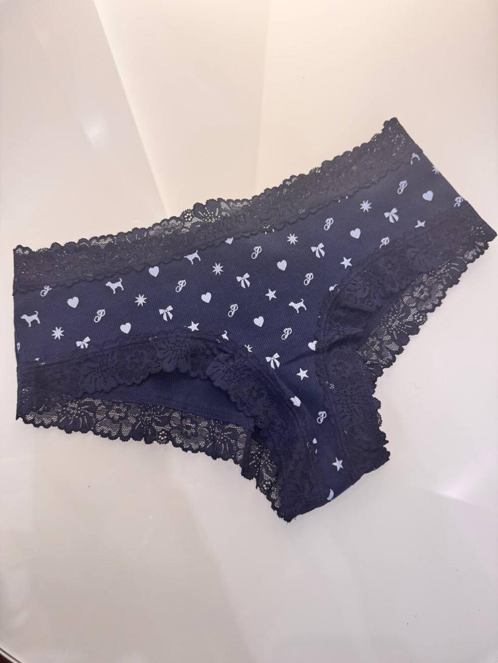 Трусики Lace Cheeky Panty розмір M сині