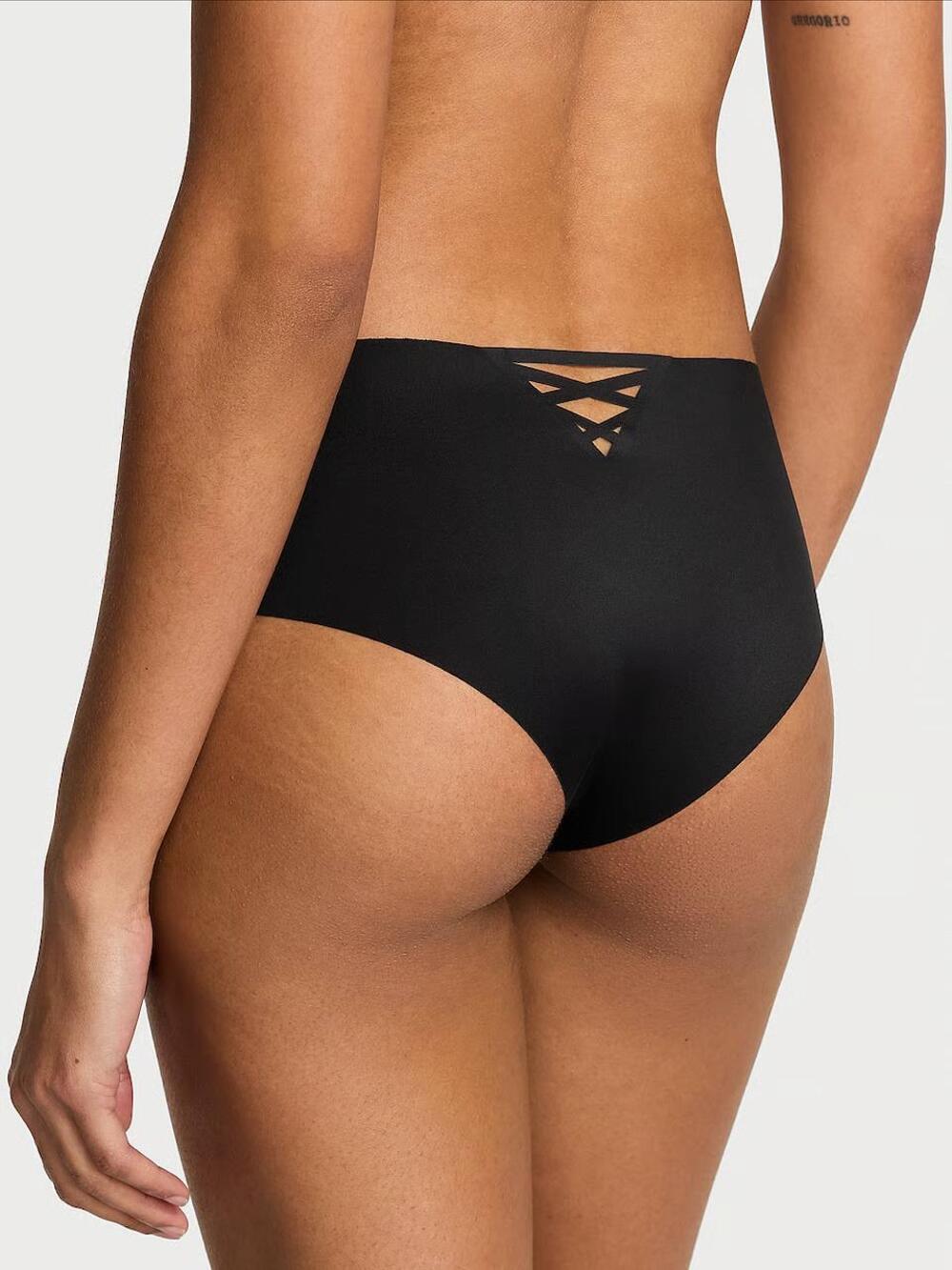 Трусики Logo Mesh Strappy Cheeky Розмір XS Black