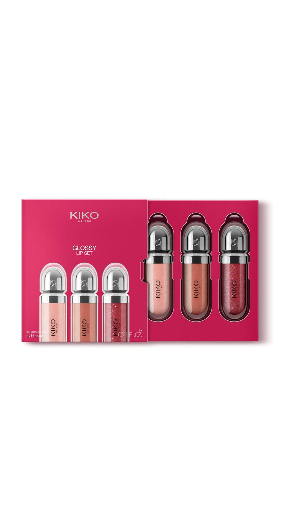 Набір блисків Glossy Lip Set KIKO 