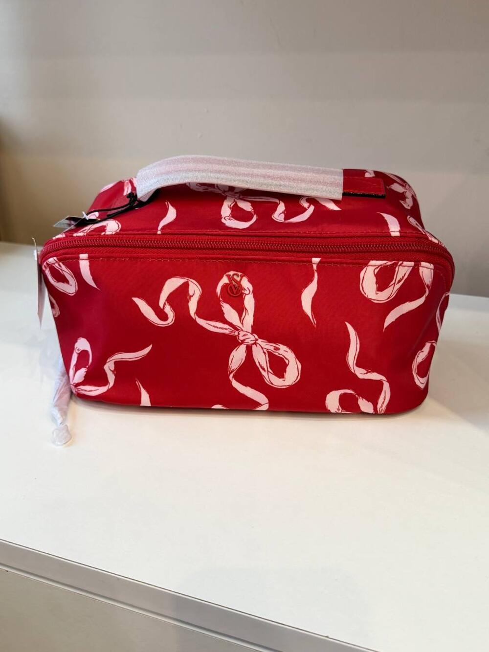 Косметичка на 3 відділення 70ZS Pink and Red Bow