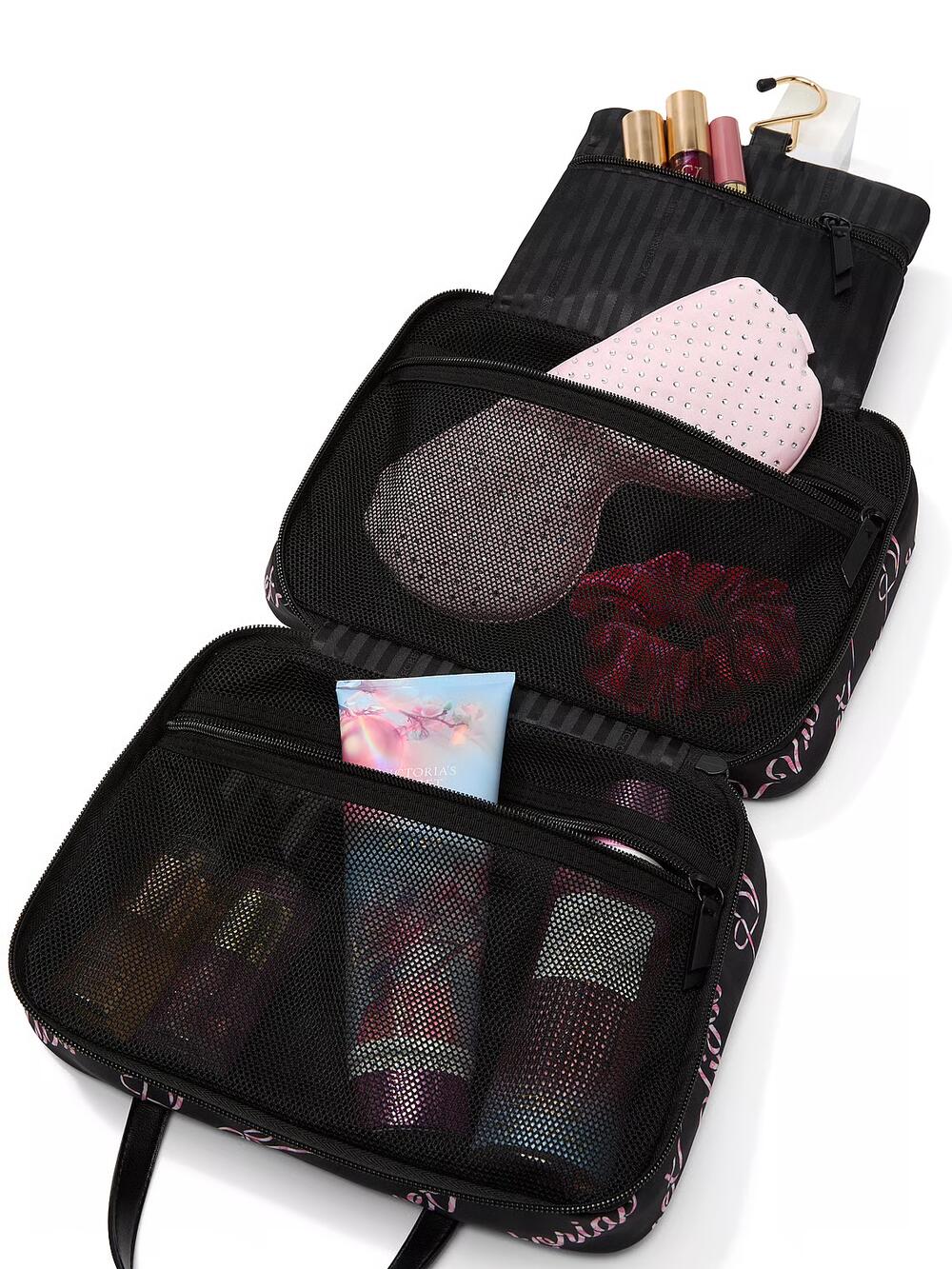 Дорожня косметичка Black Candycane Script(7G9Y)