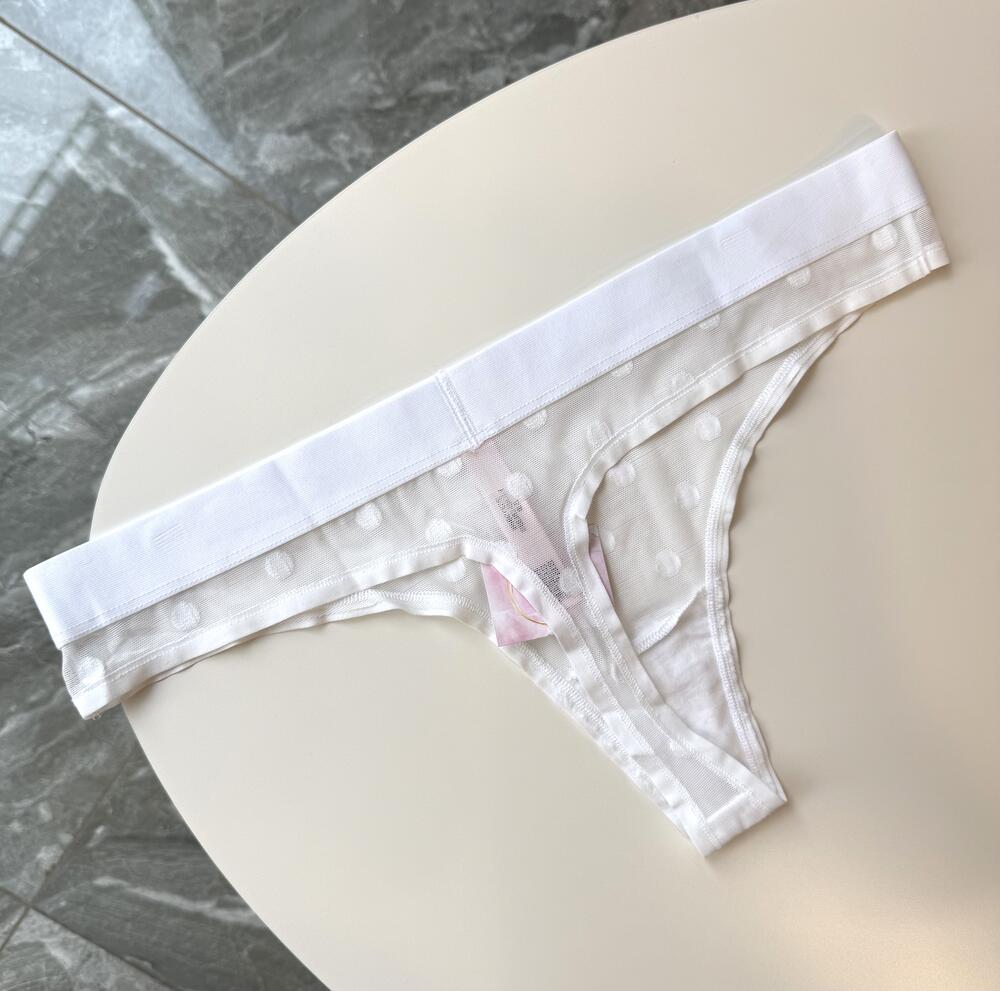 Трусики лого VS розмір Л сітка білі