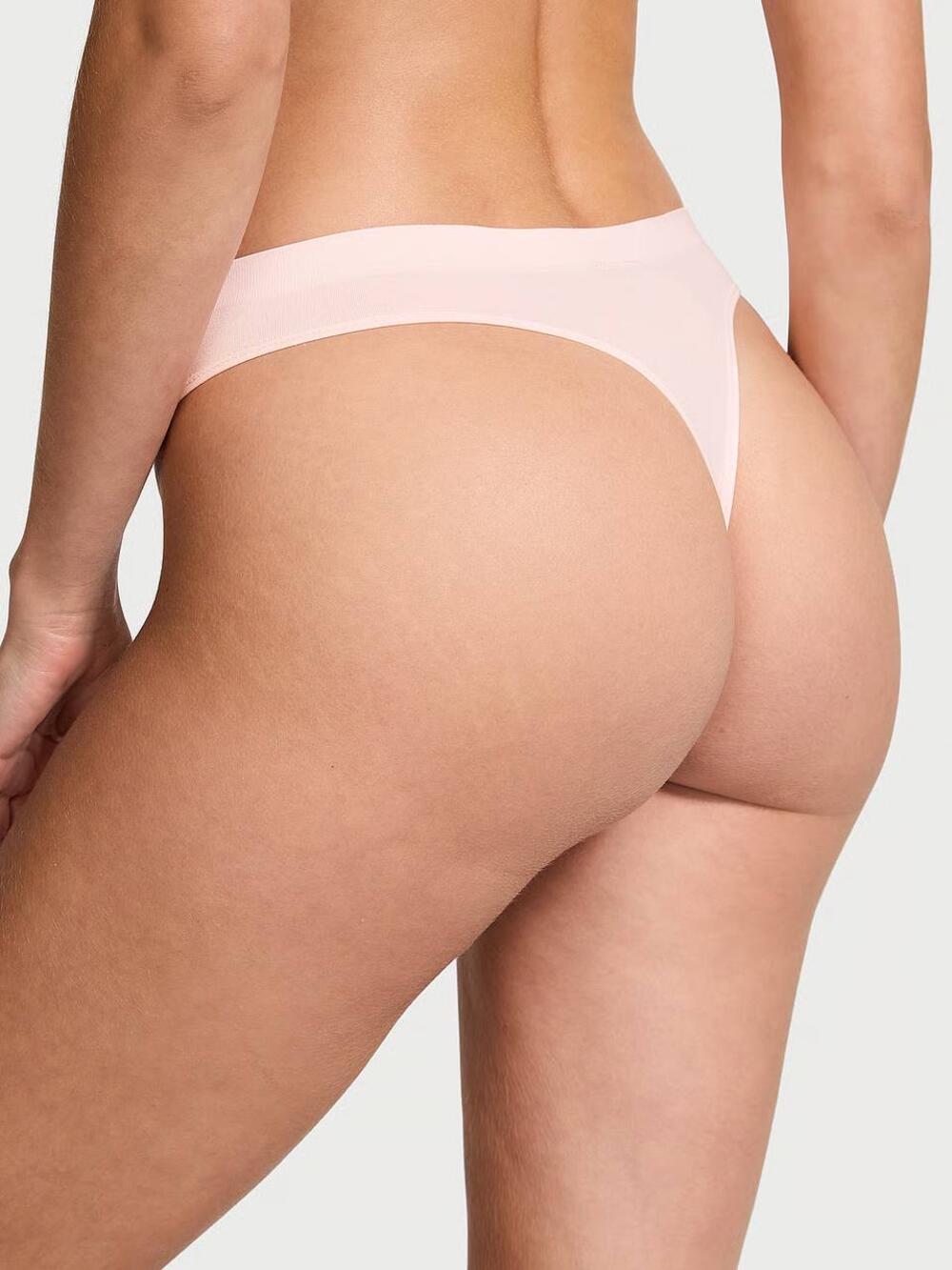 Трусики стрінги Seamless HIGH-LEG Розмір S світлий рожевий